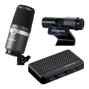 YouTuber Starter Pack AVerMedia BO311 Microfone/Webcam/Placa de Captura