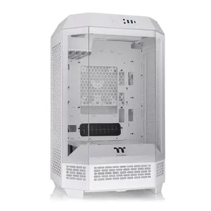Gabinete Gamer Thermaltake The Tower 300 Snow Edition, Mini-Tower, Lateral de Vidro, Com 2 Fans, Branco, CA-1Y4-00S6WN-00