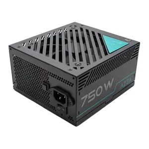 Fonte Azza 750G, 750W, Full Modular, 80 Plus Gold, Preta, PSAZ-750G