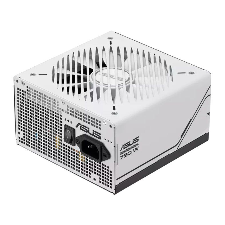 Fonte Asus Prime Full-Modular 750W 80 Plus Gold Branca e Preta 90YE00U1-B0BA00