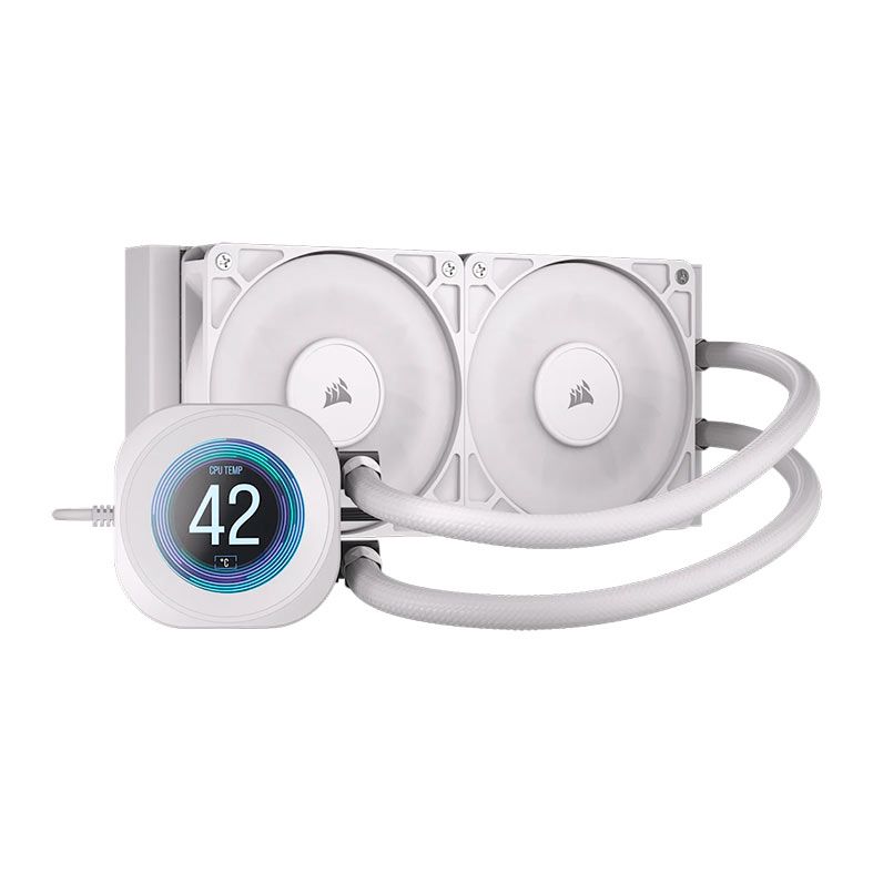 Water Cooler Corsair Nautilus 240, RGB, 240mm, Branco, CW-9061032-WW