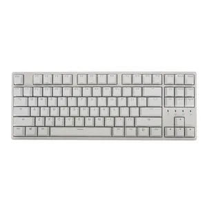 Teclado Mecanico Durgod Taurus K320 Branco Corona Switch Cherry Azul, BDGTC0006AZL