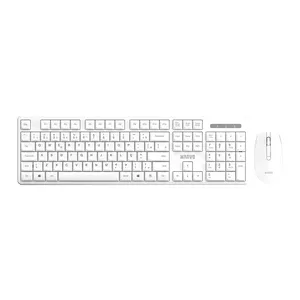 Kit Teclado e Mouse Marvo WS005, ABNT2, 1600PI, Wireless, Branco, WS005-WH-PT