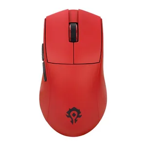 Mouse Redragon King Pro Horda World of Warcraft, 26000DPI, 5 Botoes, Vermelho, YGK01-RD