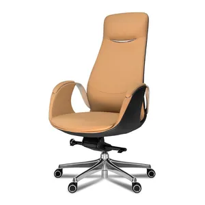 Cadeira Office Zinnia Mykonos, Creme, ZNO-MKS-WT
