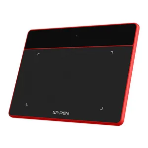Mesa Digitalizadora XP-Pen Deco Fun XS CT430, Resolucao 5080 LPI, Niveis de Pressao 8192, Vermelho, DECO-FUNXS-R