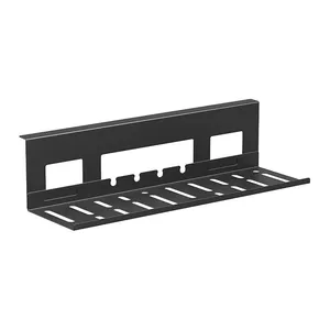 Bandeja Organizadora de Cabos Brateck, Fixacao Sobre a Mesa, Preto, CC11-13-1