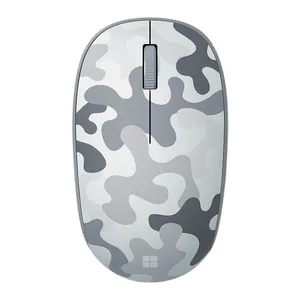 Mouse Microsoft Bluetooth, 3 Botoes, Cinza Camuflado, 8KX-00001