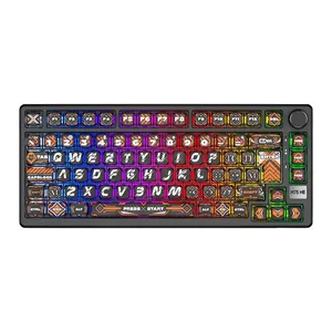 Teclado Mecanico Royal Kluge RKM75 HE, RGB, Switch Mint, Hephaestus, RKM75-HE