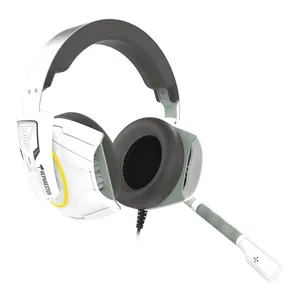 Headset Gamer Gamdias Hephaestus E1 Branco RGB USB, Hephaestus-E1