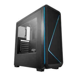 Gabinete Gamer Aigo T10 Preto Lateral Acrilico