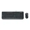 Kit Teclado e Mouse Microsoft Wired 600, ABNT2, USB, Preto, APB-00005