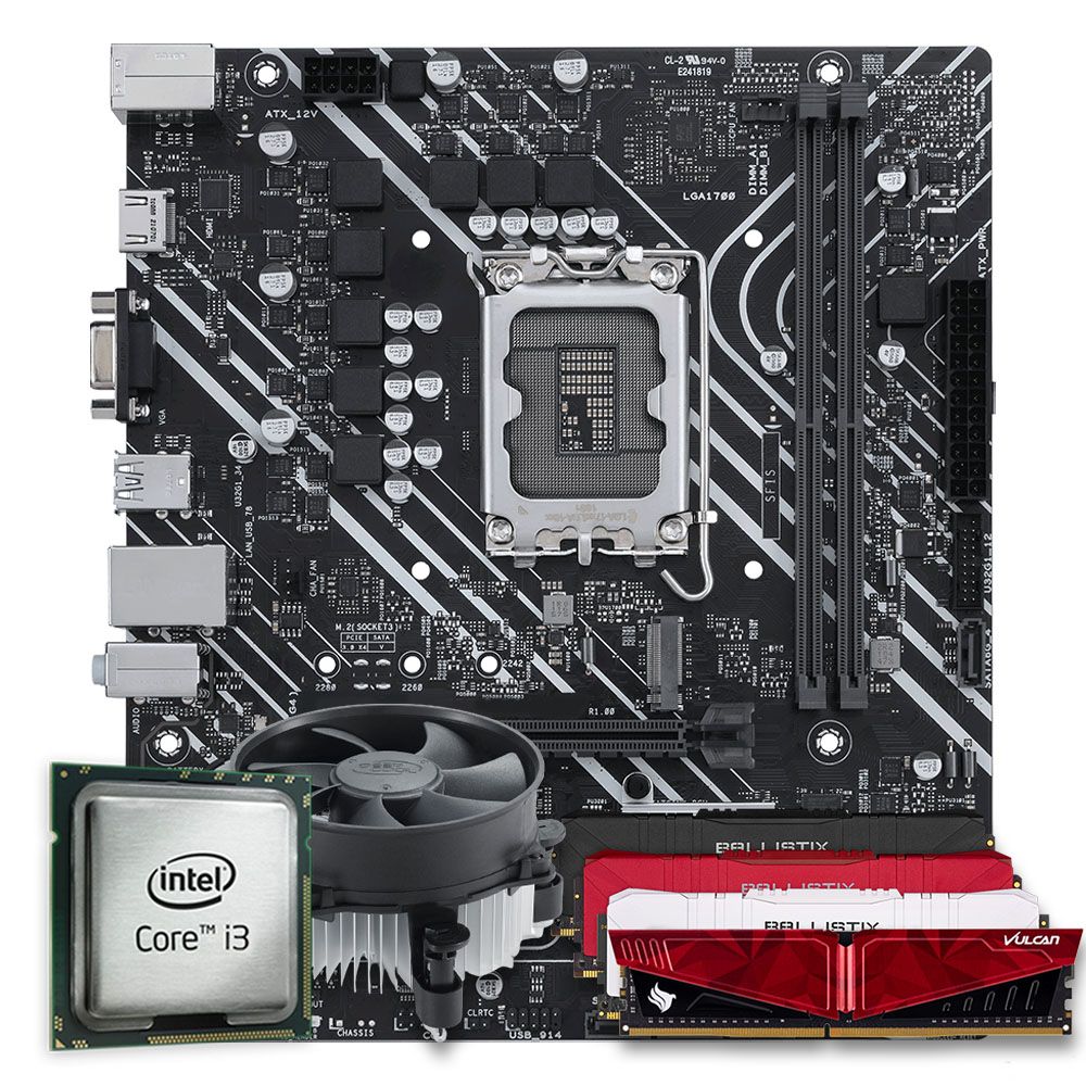 Pichau Kit Upgrade Intel i3-13100F DDR4