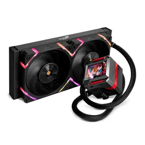 Water Cooler Valkyrie Syn E240 Loki Edition, ARGB, 240mm, Preto, E240-LOKI-BLK