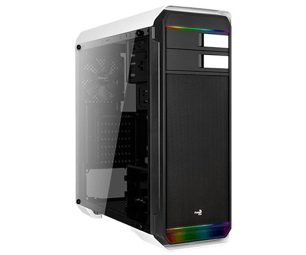 Gabinete Aerocool AERO 500G RGB White Edition Window, AERO-500G-RGB-WH