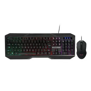 Kit Teclado Mouse Gamer Multi 2400DPI 7 Cores, TC239