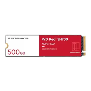 SSD WD Red SN700 500GB, M,2 2280, PCIe NVMe, Leitura 3430 MB/s, Gravacao 2600 MB/S, WDS500G1R0C