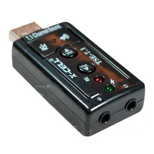 Placa de Som X-Cell, USB, 7.1 Surround, Preto, XC-ADP-35