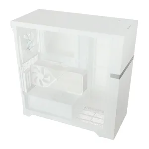 Gabinete Gamer Valkyrie VK02 Lite, RGB, Mid-Tower, Com 1 Fan, Lateral de Vidro, Branco, VK02-LITE-WH