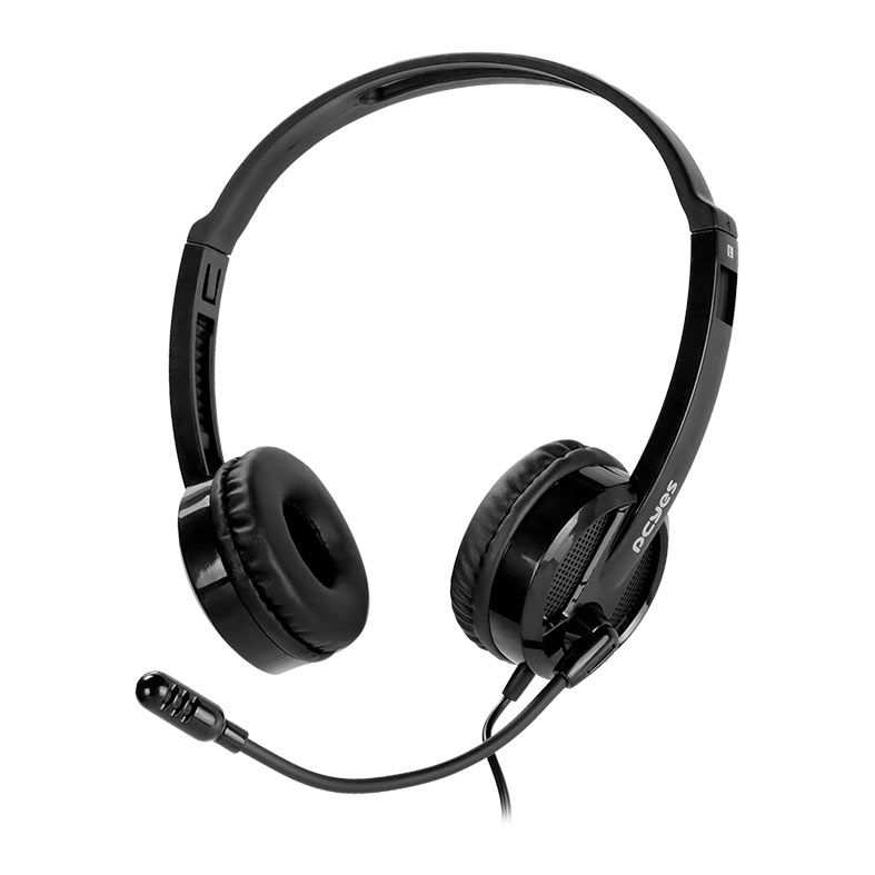 Headset Office PCYes HB300, Drivers 30mm, Preto, PHB300