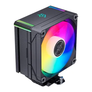 Cooler Para Processador Snowman MT6 V4, ARGB, 120mm, Preto, MT6-V4-BK-ARGB