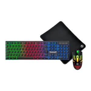 Combo Gamer TGT Fal Rainbow Mouse 1600DPI Mousepad TGT-FAL-RBW03