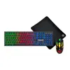 Combo Gamer TGT Fal Rainbow Mouse 1600DPI Mousepad TGT-FAL-RBW03