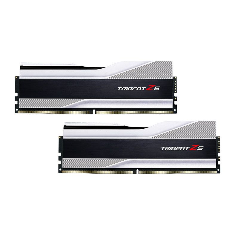 Memoria G.Skill Trident Z5, 32GB (2x16GB), DDR5, 6000MHz, C40, Prata e Preta, F5-6000J4040F16GX2-TZ5S