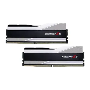 Memoria G.Skill Trident Z5, 32GB (2x16GB), DDR5, 6000MHz, C40, Prata e Preta, F5-6000J4040F16GX2-TZ5S