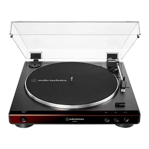 Toca-Discos Audio Technica AT-LP60X-BW, Marrom e Preto, AT-LP60X-BW