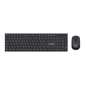 Kit Teclado e Mouse Fortrek CW11, ABNT2, 1600DPI, Wireless, Preto, 84458