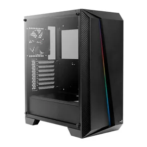 Gabinete Gamer AeroCool Cylon PRO RGB Lateral Vidro, CYLON PRO-G-BK-V2
