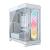 Gabinete Gamer Corsair Frame 4500X LX R, RGB, Mid-Tower, Lateral de Vidro, Branco, CC-9011317-WW