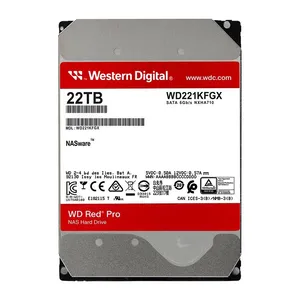 HD Western Digital RED PRO, 22TB, 3.5, 7200RPM, Sata III 6GB/s, Cache 512MB, WD221KFGX