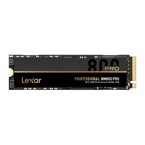 SSD Lexar Professional NM800 Pro, 1TB, M.2 2280, PCIe NVMe, Leitura 7500 MB/s, Gravacao 6300 MB/s, LNM800P001T-RNNNG