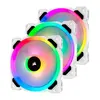Kit Ventoinhas Corsair LL120 RGB Branca 3x120mm 2018, CO-9050092-WW