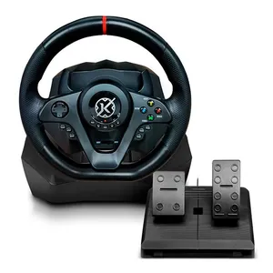 Kit Racing Kalkan G300 ProRacing, Volante + Pedais, Preto, KLK00033