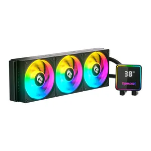 Water Cooler Redragon CCW-3017, ARGB, 360mm, Preto, CCW-3017