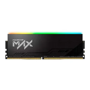 Memoria Macrovip Max, RGB, 32GB (1x32GB), DDR4, 3200MHz, C16, Preto, MVX32N16-32R