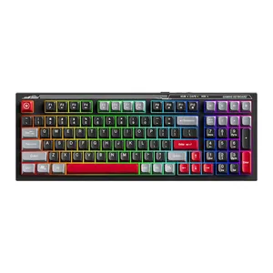 Teclado Gamer Marvo K638, Rainbow, Membrana Silent, Preto, K638