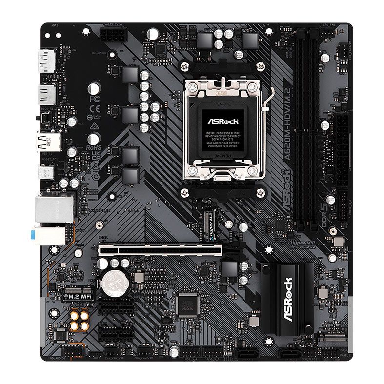 Placa Mae AsRock A620M-HDV/M.2, DDR5, Socket AM5, M-ATX, Chipset AMD A620, A620M-HDV-M2