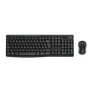 Kit Teclado e Mouse Logitech MK270 USB Wireless Preto, 920-004433