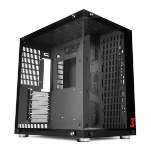 Gabinete Gamer DT3 Sports Hyperspace Lateral/Frontal Vidro Temp Preto, 11862-8