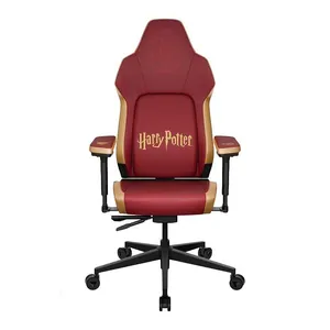 Cadeira Gamer ThunderX3 Harry Potter Core Smart, Bordo e Dourado, 86854