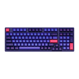 Teclado Mecanico Gamer Akko 3098 Neon, Switch Cream Yellow, AKKO-3098-YELLOW