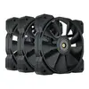 Kit Ventoinhas Cougar MHP 120, 3x120mm, Preta, CF-MHP12HB3
