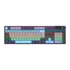 Teclado Mecanico Redragon Caesura, Rainbow, ABNT2, Switch Marrom, Cinza/Branco/Azul, K718GB-R