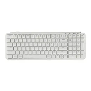 Teclado Keychron B2 Pro, Ultra-Slim, Wireless, Ivory White, B2P-K8