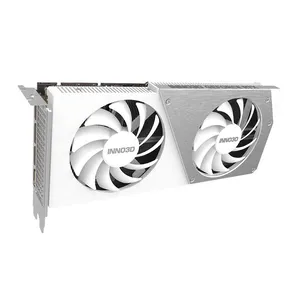 Placa de Video INNO3D GeForce RTX 4060 Ti Twin X2 OC White, 16GB, GDDR6, 128-bit, N4060T2-16D6X-178055W