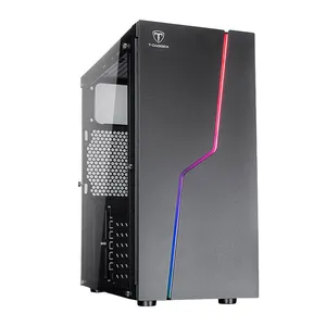 Gabinete T-Dagger Jax Lateral Acrilico Preto, T-TGC280